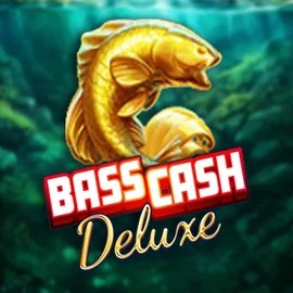 Bass Cash Deluxe slot logo by Alchemy Gaming at Rizzio Casino