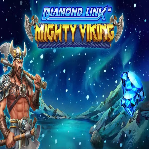 Diamond Link Mighty Viking casino game by Greentube – featured logo at Rizzio Casino